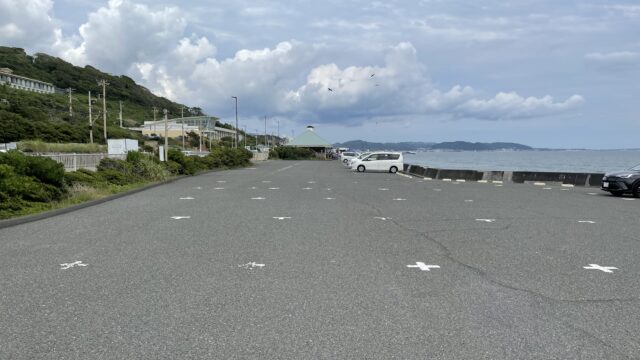 七ヶ浜海岸駐車場西側